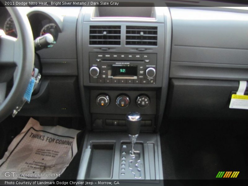 Bright Silver Metallic / Dark Slate Gray 2011 Dodge Nitro Heat