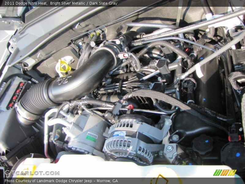 Bright Silver Metallic / Dark Slate Gray 2011 Dodge Nitro Heat