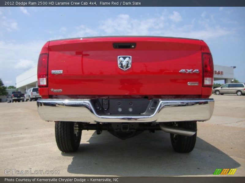Flame Red / Dark Slate 2012 Dodge Ram 2500 HD Laramie Crew Cab 4x4