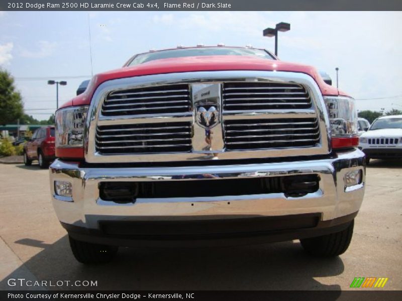 Flame Red / Dark Slate 2012 Dodge Ram 2500 HD Laramie Crew Cab 4x4