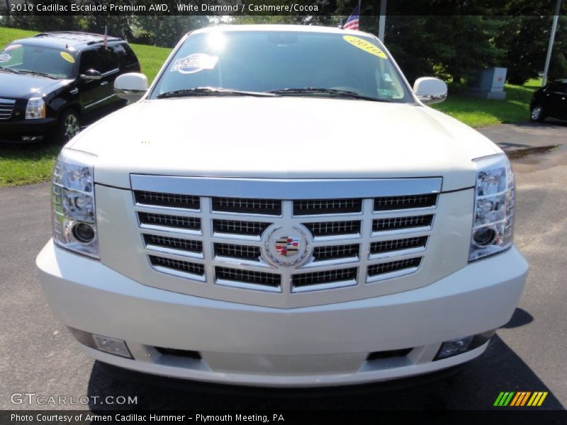 White Diamond / Cashmere/Cocoa 2010 Cadillac Escalade Premium AWD