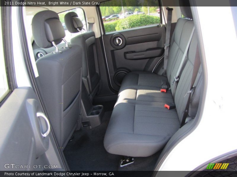 Bright White / Dark Slate Gray 2011 Dodge Nitro Heat