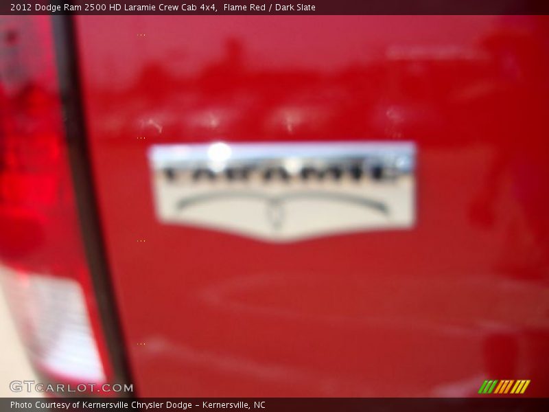 Flame Red / Dark Slate 2012 Dodge Ram 2500 HD Laramie Crew Cab 4x4
