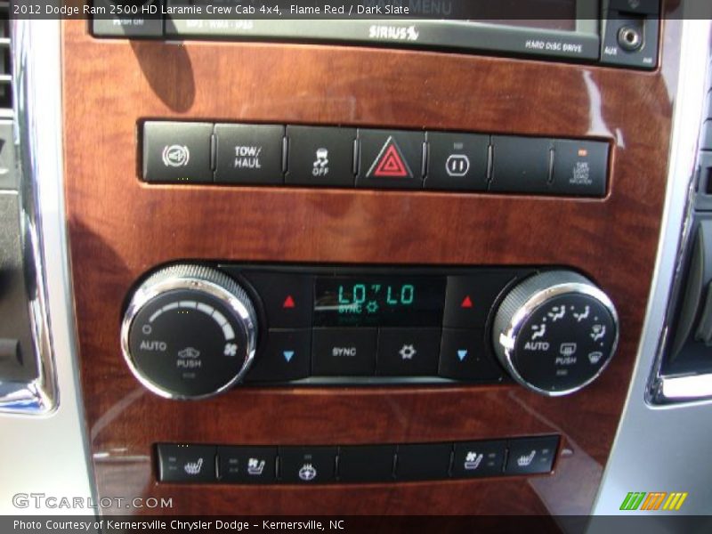 Controls of 2012 Ram 2500 HD Laramie Crew Cab 4x4