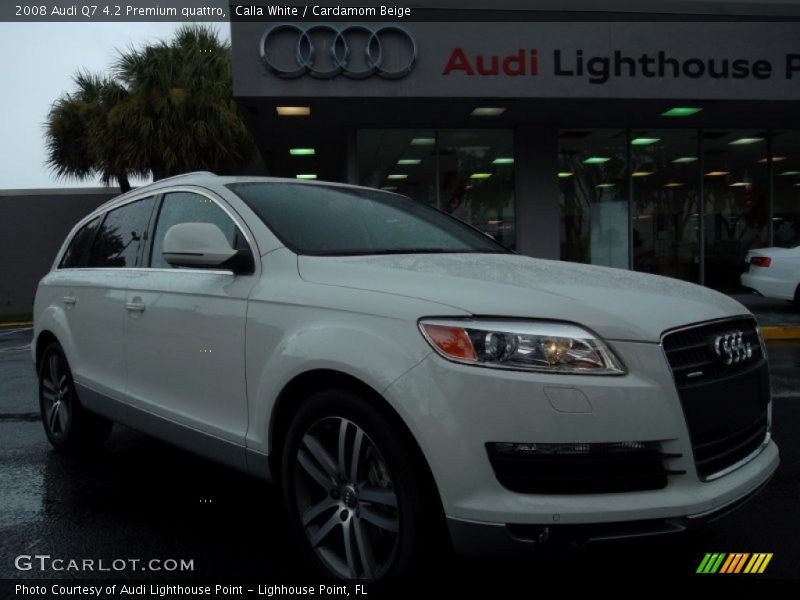 Calla White / Cardamom Beige 2008 Audi Q7 4.2 Premium quattro