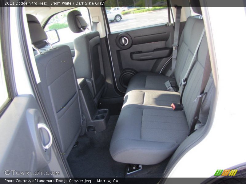 Bright White / Dark Slate Gray 2011 Dodge Nitro Heat