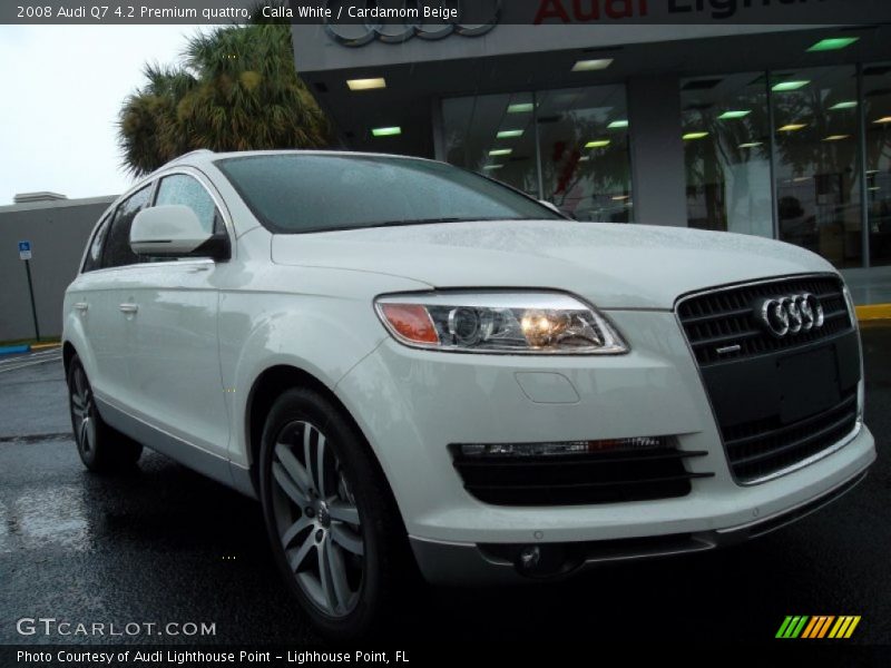Calla White / Cardamom Beige 2008 Audi Q7 4.2 Premium quattro