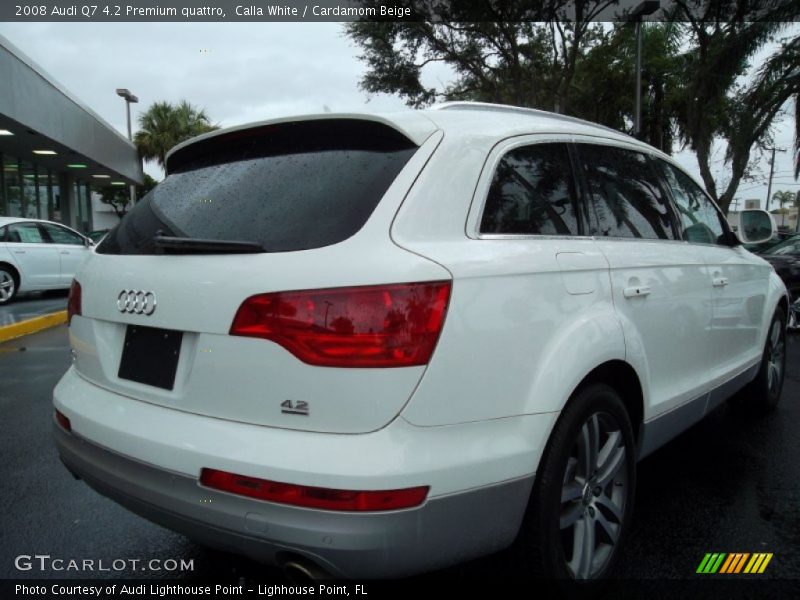 Calla White / Cardamom Beige 2008 Audi Q7 4.2 Premium quattro