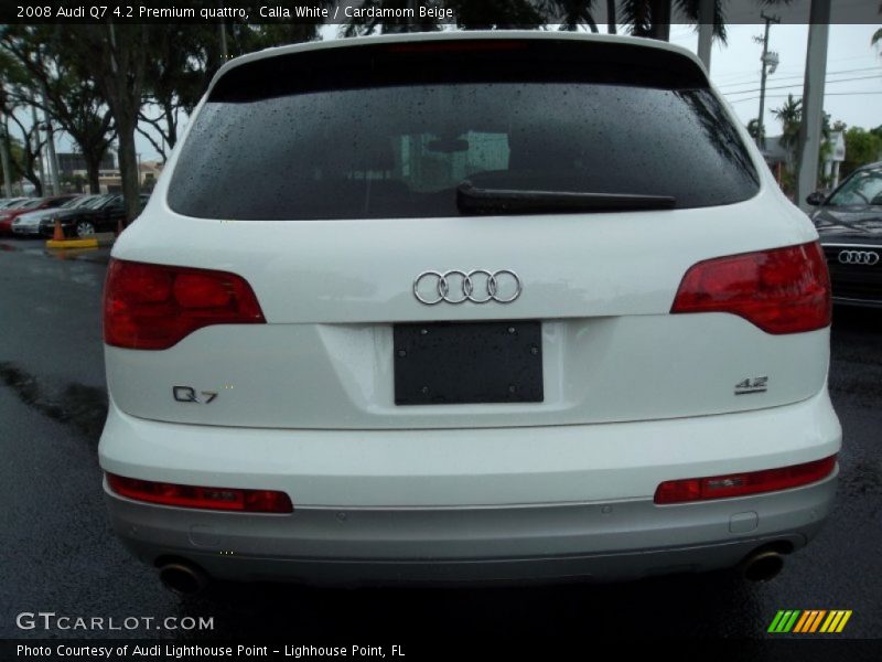 Calla White / Cardamom Beige 2008 Audi Q7 4.2 Premium quattro