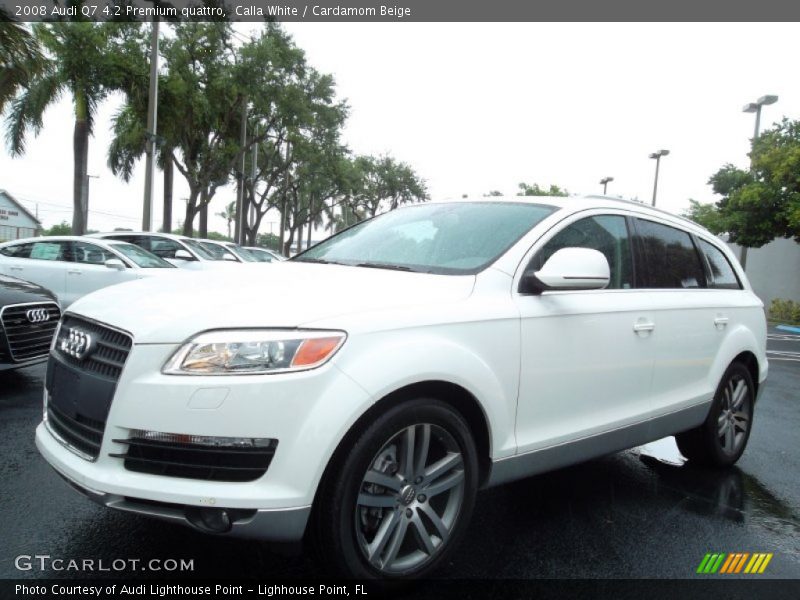 Calla White / Cardamom Beige 2008 Audi Q7 4.2 Premium quattro