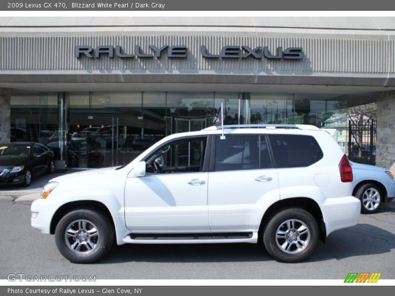 Blizzard White Pearl / Dark Gray 2009 Lexus GX 470
