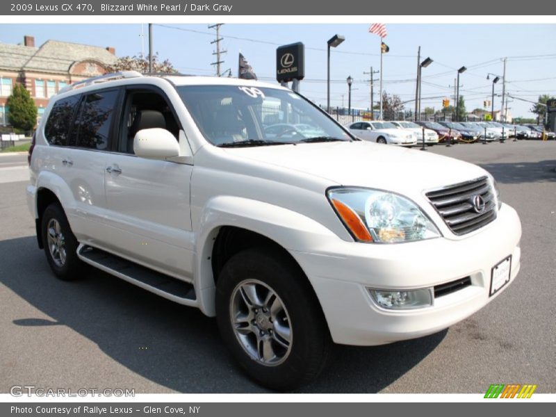 Blizzard White Pearl / Dark Gray 2009 Lexus GX 470