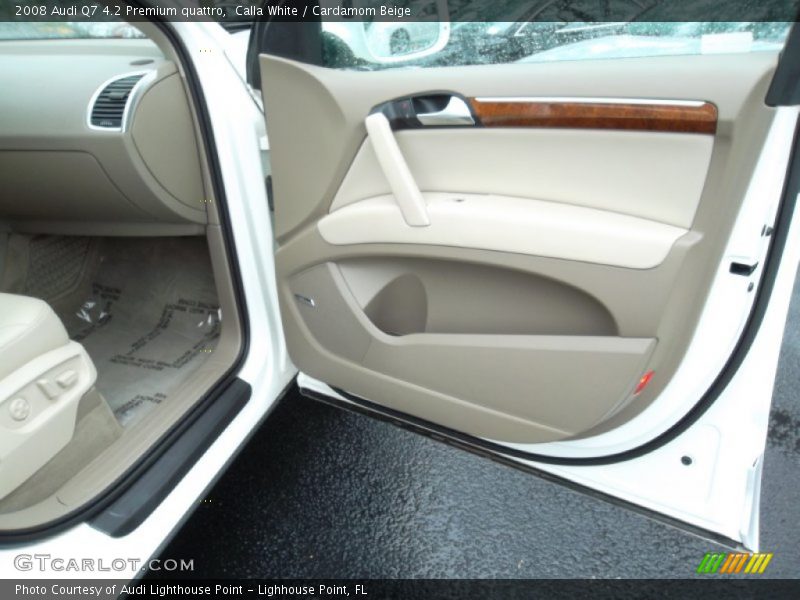 Calla White / Cardamom Beige 2008 Audi Q7 4.2 Premium quattro