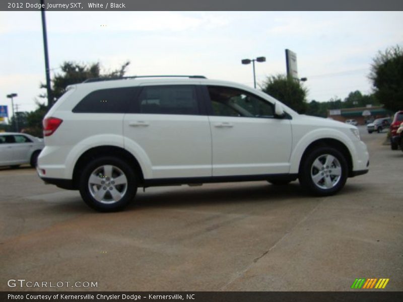 White / Black 2012 Dodge Journey SXT