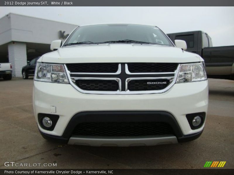 White / Black 2012 Dodge Journey SXT