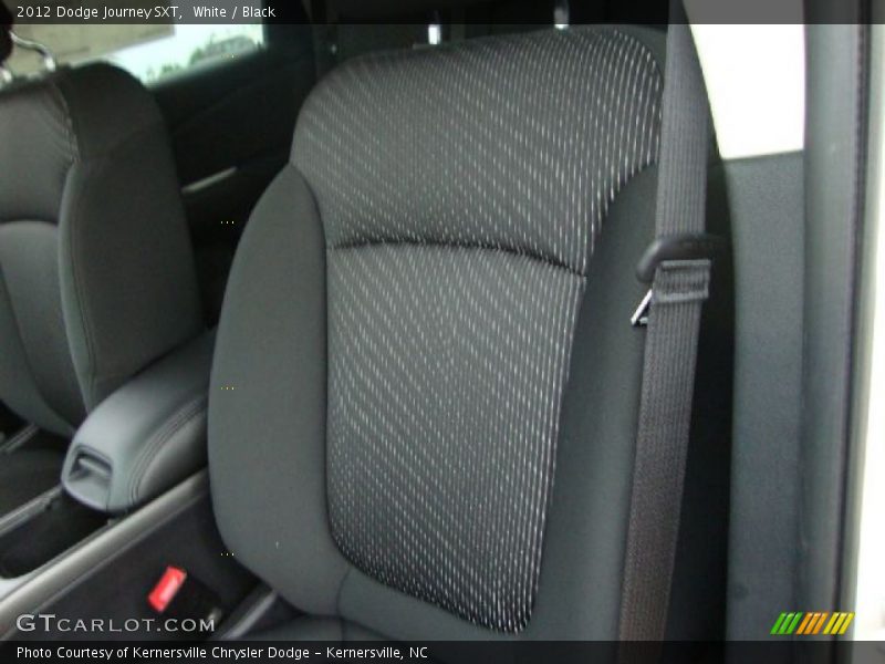 White / Black 2012 Dodge Journey SXT