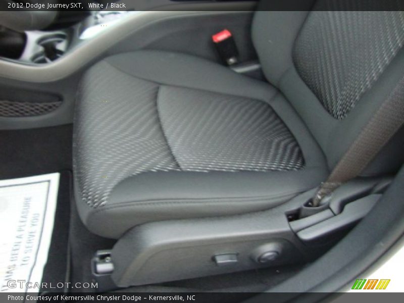 White / Black 2012 Dodge Journey SXT