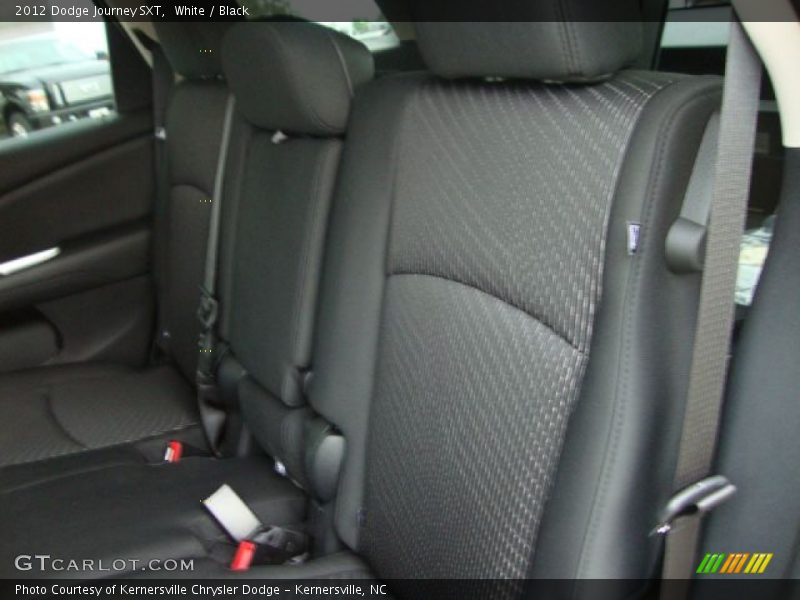 White / Black 2012 Dodge Journey SXT