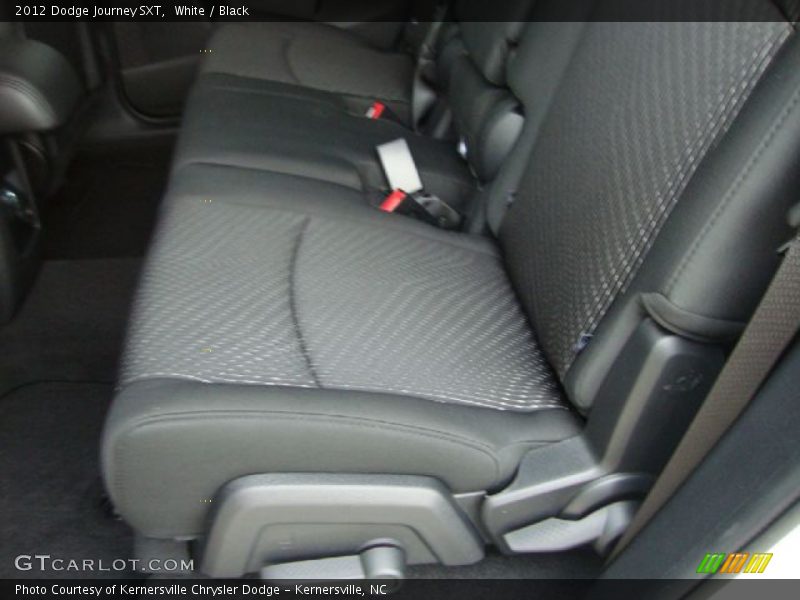 White / Black 2012 Dodge Journey SXT