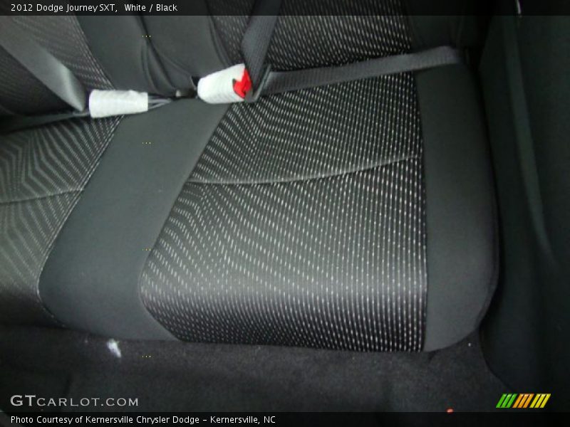 White / Black 2012 Dodge Journey SXT