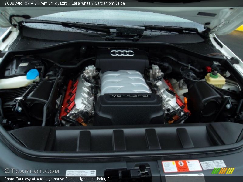 Calla White / Cardamom Beige 2008 Audi Q7 4.2 Premium quattro