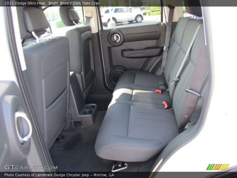 Bright White / Dark Slate Gray 2011 Dodge Nitro Heat