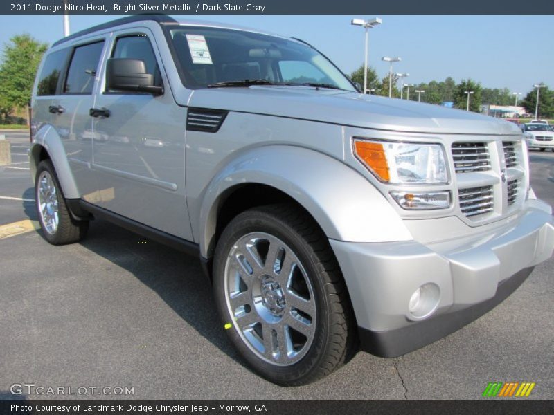 Bright Silver Metallic / Dark Slate Gray 2011 Dodge Nitro Heat