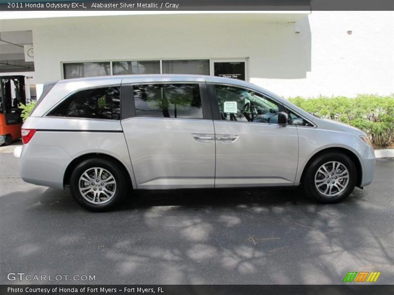 Alabaster Silver Metallic / Gray 2011 Honda Odyssey EX-L