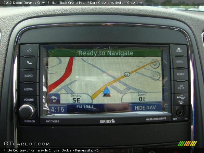 Navigation of 2012 Durango Crew