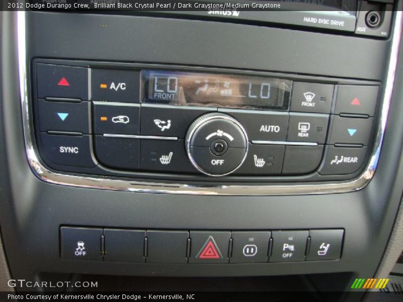 Controls of 2012 Durango Crew