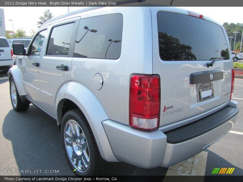 Bright Silver Metallic / Dark Slate Gray 2011 Dodge Nitro Heat
