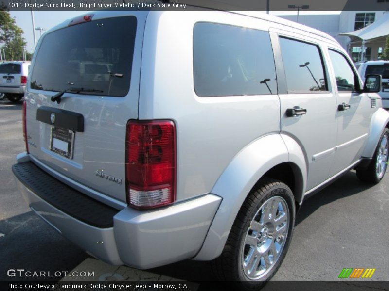 Bright Silver Metallic / Dark Slate Gray 2011 Dodge Nitro Heat