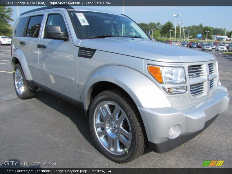 Bright Silver Metallic / Dark Slate Gray 2011 Dodge Nitro Heat