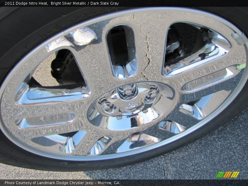 Bright Silver Metallic / Dark Slate Gray 2011 Dodge Nitro Heat