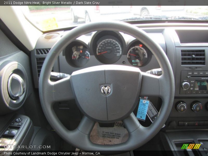 Bright Silver Metallic / Dark Slate Gray 2011 Dodge Nitro Heat