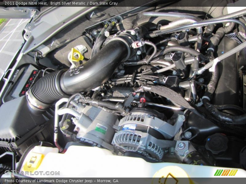 Bright Silver Metallic / Dark Slate Gray 2011 Dodge Nitro Heat