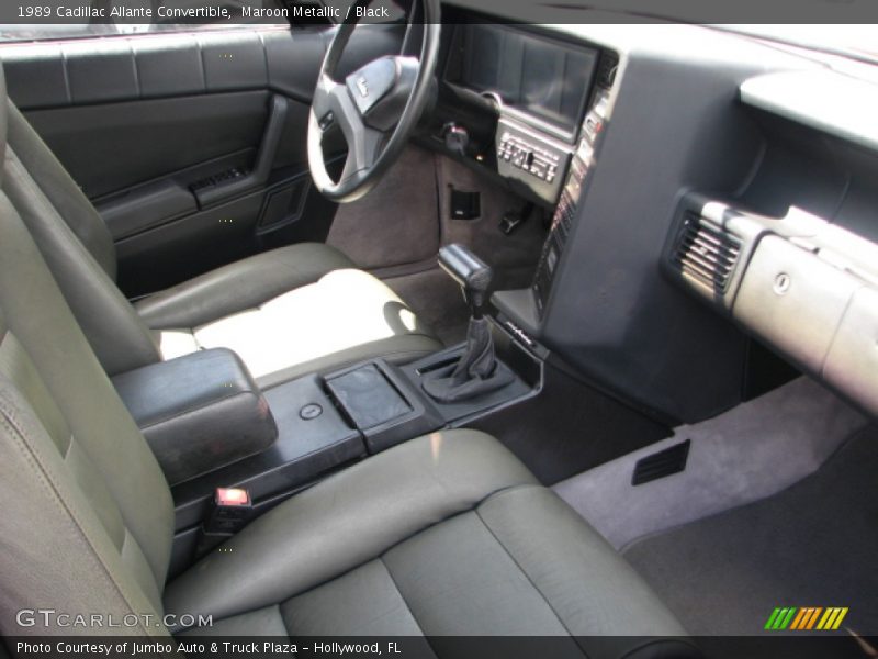  1989 Allante Convertible Black Interior