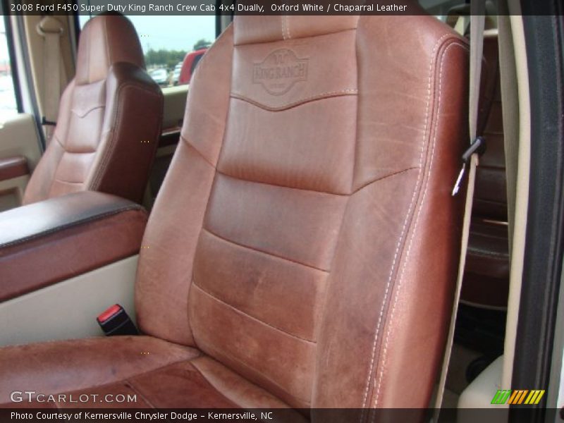Oxford White / Chaparral Leather 2008 Ford F450 Super Duty King Ranch Crew Cab 4x4 Dually