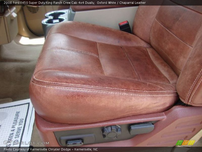 Oxford White / Chaparral Leather 2008 Ford F450 Super Duty King Ranch Crew Cab 4x4 Dually