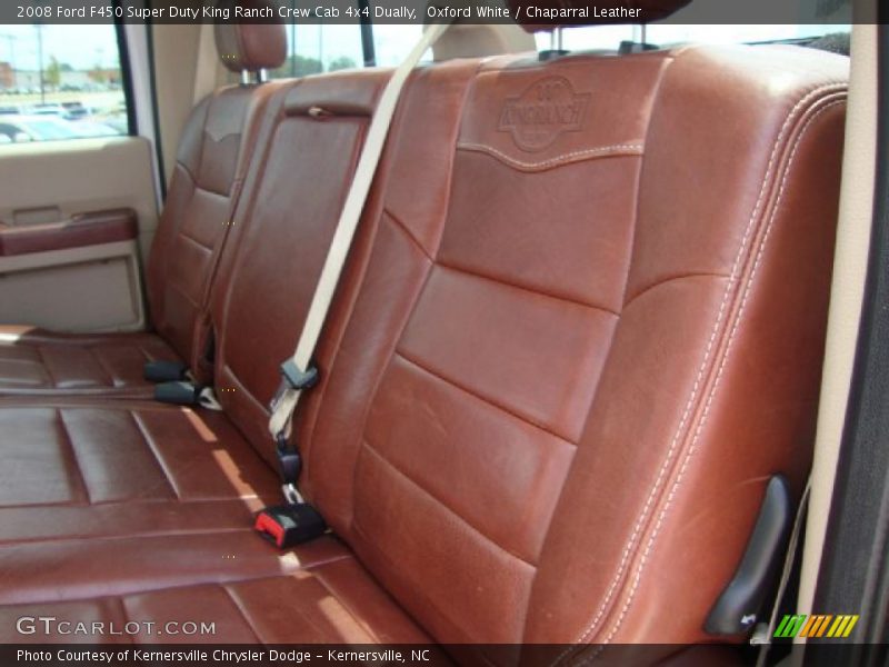 Oxford White / Chaparral Leather 2008 Ford F450 Super Duty King Ranch Crew Cab 4x4 Dually