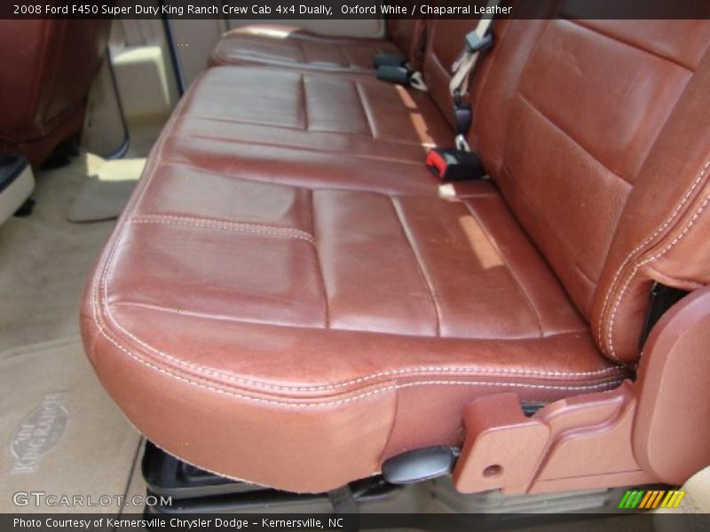 Oxford White / Chaparral Leather 2008 Ford F450 Super Duty King Ranch Crew Cab 4x4 Dually