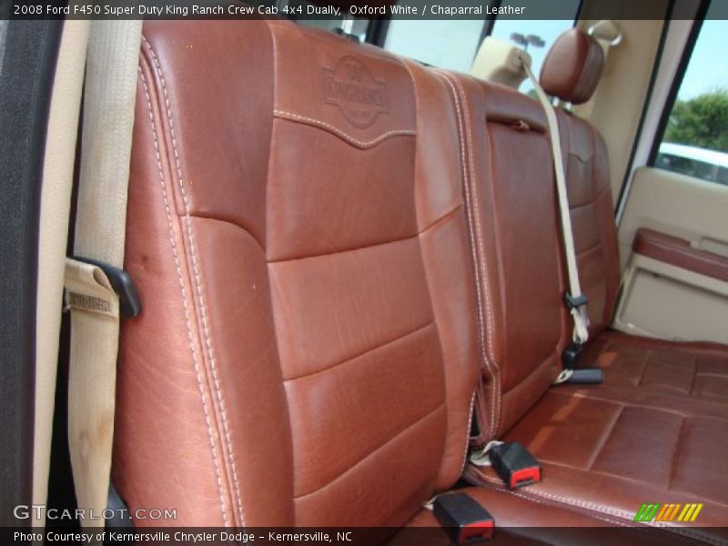 Oxford White / Chaparral Leather 2008 Ford F450 Super Duty King Ranch Crew Cab 4x4 Dually