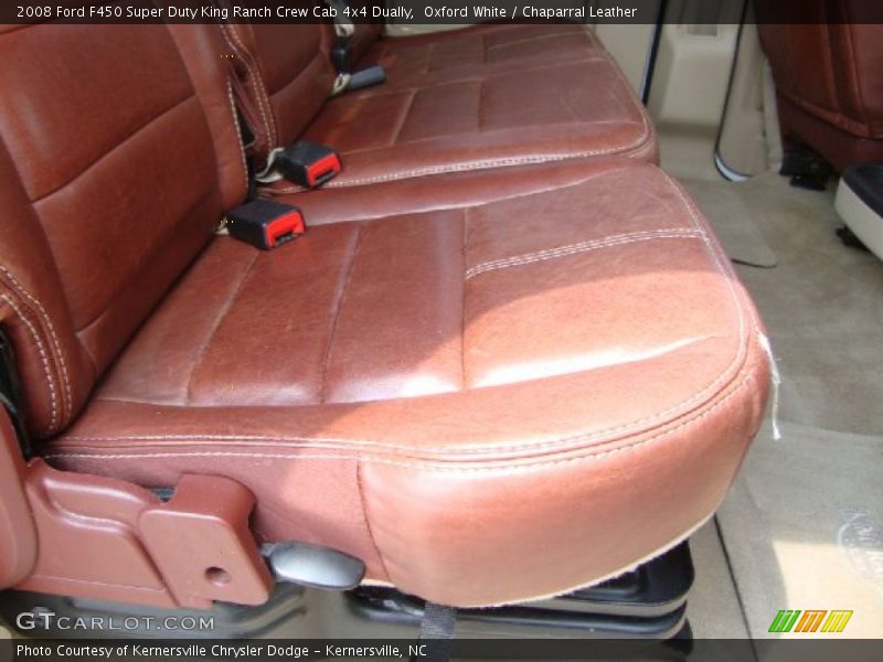 Oxford White / Chaparral Leather 2008 Ford F450 Super Duty King Ranch Crew Cab 4x4 Dually