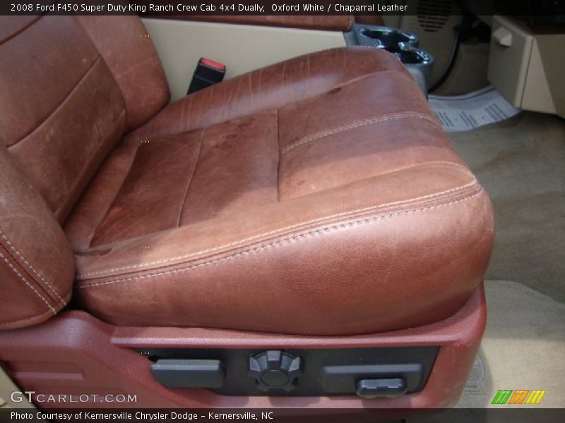 Oxford White / Chaparral Leather 2008 Ford F450 Super Duty King Ranch Crew Cab 4x4 Dually
