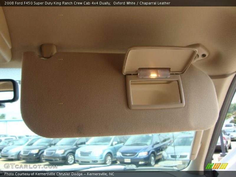 Oxford White / Chaparral Leather 2008 Ford F450 Super Duty King Ranch Crew Cab 4x4 Dually