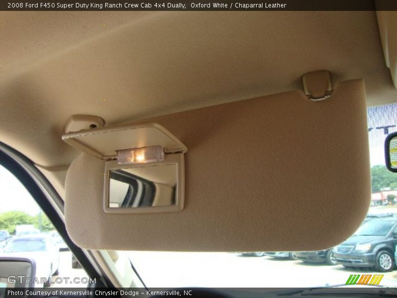 Oxford White / Chaparral Leather 2008 Ford F450 Super Duty King Ranch Crew Cab 4x4 Dually