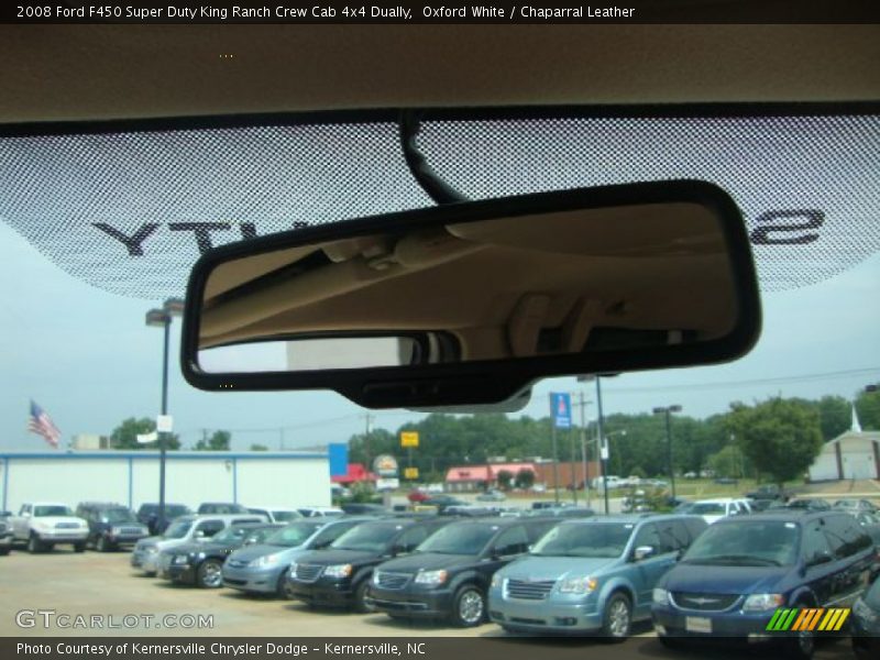 Oxford White / Chaparral Leather 2008 Ford F450 Super Duty King Ranch Crew Cab 4x4 Dually