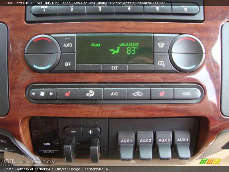 Oxford White / Chaparral Leather 2008 Ford F450 Super Duty King Ranch Crew Cab 4x4 Dually