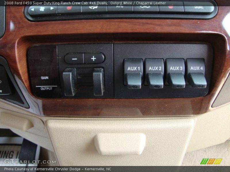 Oxford White / Chaparral Leather 2008 Ford F450 Super Duty King Ranch Crew Cab 4x4 Dually