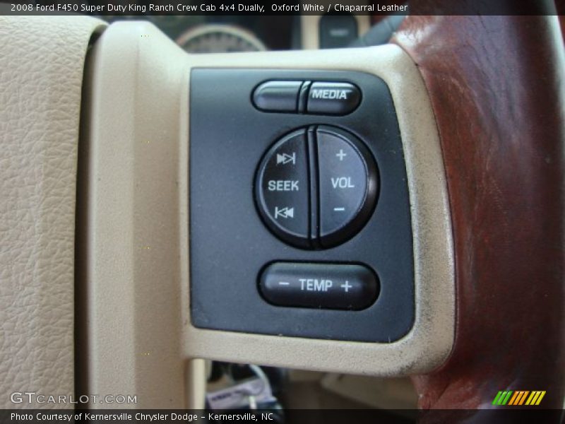 Oxford White / Chaparral Leather 2008 Ford F450 Super Duty King Ranch Crew Cab 4x4 Dually